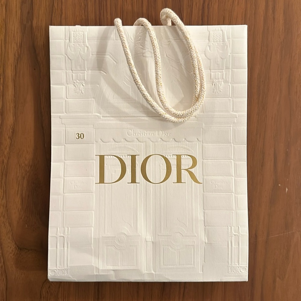 Dior shopping/gift bag